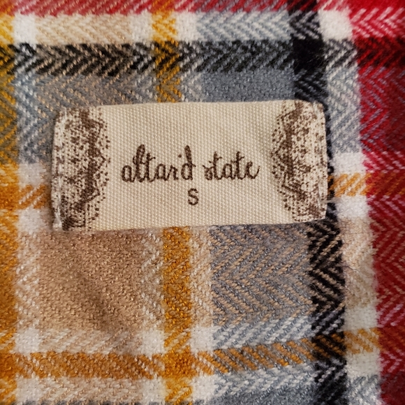 Altar'd State Women's Small Flannel Shirt - Picture 3 of 8
